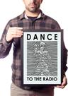 Quadro Joy Division Banda Arte Dance To The Radio