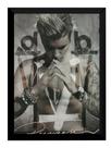 Quadro Justin Bieber Arte Foto Poster Moldurado