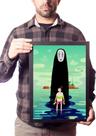 Quadro Kaonashi A Viagem De Chihiro Anime Studio Ghibli Arte