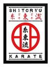 Quadro Karate Shito-ryu Decoração Academia Dojo Arte Marcial Quadro Karate Shito-ryu Decoração Academia Dojo Arte Marcial