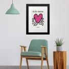 Quadro keith haring Heart - 60x48cm Quadro keith haring Heart - 60x48cm