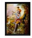 Quadro Krishna Índia Mantra Aquele Que Tudo Atrai Hindu