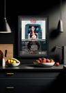 Quadro Lana Del Rey Lust for Life (Dark) Com Vidro Tamanho:21cm x 30cm (A4)