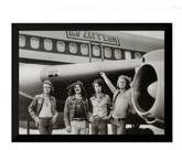 Quadro Led Zeppelin Banda Rock Foto Poster Moldurado