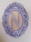 Quadro Letra N em Mdf Azul Quadro Letra N em Mdf Azul