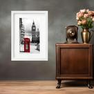 Quadro Londres Cabine Vermelha - 60x48cm