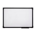 Quadro Lousa Branco Uv Soft Colors 60x40 Moldura Preta Stalo