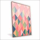 Quadro Lozangulos Canvas Sem Vidro Quadro Lozangulos Canvas Sem Vidro