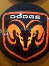 Quadro Luminoso Decorativo Dodge Marca de Carro Retrô Vintage Led p Bar Boteco Churrasqueira Garagem