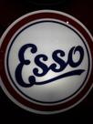 Quadro Luminoso Decorativo Posto Esso Retrô Vintage Estilo Antigo p Bar Boteco Churrasqueira Garagem