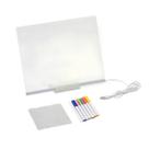 Quadro Luminoso Led 7 Canetas Quadro de Mesa para Anotações