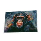 Quadro Macaco de Aquarela Vinil Sem Vidro Quadro Macaco de Aquarela Vinil Sem Vidro