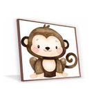 Quadro Macaquinho Vinil Com Vidro