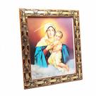 Quadro Mãe Rainha Com Vidro E Moldura 30 x 25 cm