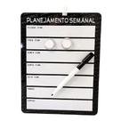 Quadro Magnético Planner de Recados Planejamento Semanal
