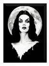 Quadro Maila Nurmi Vampira Horror Arte Poster Moldurado