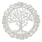 Quadro mandala arvore da vida em po de marmore 37cm