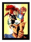 Quadro Mangá Yu Yu Hakusho Anime Arte Poster Moldurado