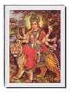 Quadro Manjari Sharma Hinduísmo Moldura Branca Decoração Quadro Manjari Sharma Hinduísmo Moldura Branca Decoração