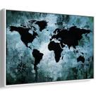 Quadro Mapa Mundi - Horizonte das Águas Profundas