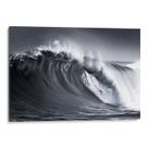 Quadro Mar Preto e Branco das Ondas Revoltas