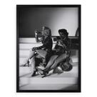 Quadro Marilyn e Jane Russell 24x18cm