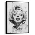 Quadro Marilyn Monroe em Traços de Eternidade e Charme