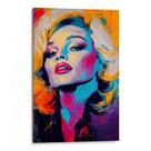 Quadro Marilyn Monroe em Vibrações Pop Art Luminosas