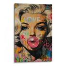 Quadro Marilyn Monroe no Caos Cativante das Cores