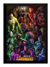 Quadro Marvel Vingadores Ultimato Arte Poster Moldurado