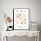 Quadro Matisse Coral - Paleta Bege 24x18cm