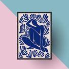 Quadro Matisse - Expressão Corpo Humano 24x18cm - com vidro Quadro Matisse - Expressão Corpo Humano 24x18cm - com vidro