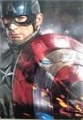 Quadro MDF Decorativo Filmes Marvel Capitão América Quadro MDF Decorativo Filmes Marvel Capitão América