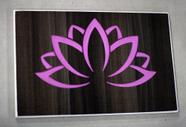 Quadro mdf flor de lótus