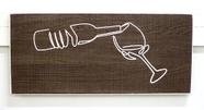 Quadro mdf vinho
