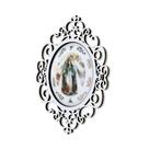 Quadro Medalhão Religioso Nossa Senhora Graças 13,5 x 9 cm Design Medalhas