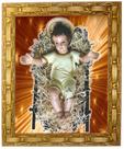 Quadro Menino Jesus Na Manjedoura, Mod. 01, 30X25cm. Angelus Quadro Menino Jesus Na Manjedoura, Mod. 01, 30X25cm. Angelus