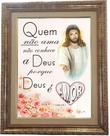 Quadro Mensagens Espirituais, Mod. 01, Tam. 53x43cm. Angelus Quadro Mensagens Espirituais, Mod. 01, Tam. 53x43cm. Angelus
