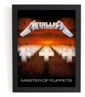 Quadro Metallica Master Of Puppets Poster C/ Moldura 44x32cm Quadro Metallica Master Of Puppets Poster C/ Moldura 44x32cm