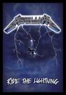 Quadro Metallica Ride The Lightning Moldura 42x29cm Quadro Metallica Ride The Lightning Moldura 42x29cm