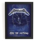 Quadro Metallica Ride The Lightning Poster Moldura 44x32cm Quadro Metallica Ride The Lightning Poster Moldura 44x32cm