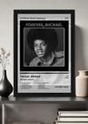 Quadro Michael Jackson Forever, M. (Black&white) Com Vidro Tamanho:21cm x 30cm (A4) Quadro Michael Jackson Forever, M. (Black&white) Com Vidro Tamanho:21cm x 30cm (A4)