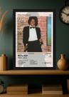 Quadro Michael Jackson Off the Wall (Light) Com Vidro Tamanho:21cm x 30cm (A4)