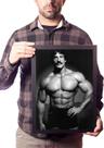 Quadro Mike Mentzer Bodybuilder Old School Decoração