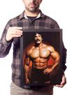 Quadro Mike Mentzer Maromba Old School Decoração Academia