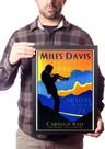 Quadro Miles Davis Jazz Arte Poster Carnegie Hall 1974