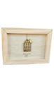 Quadro Mini De Mesa Madeira Natural Decorativa - Voce Atrai