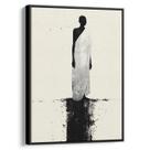 Quadro Minimalista - Figura Eterna no Vazio Branco