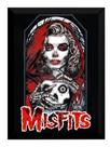 Quadro Misfits Horror Punk Marilyn Monroe Moldura 42x29cm