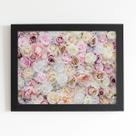 Quadro Mix de Flores e Rosas Coloridos Moldura Preta 60x40cm Quadro Mix de Flores e Rosas Coloridos Moldura Preta 60x40cm
